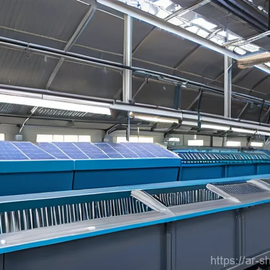 지속가능한 경영을 위한 KPI 설정 - A vibrant and modern textile factory located in an Arab country, showcasing advanced sustainable pra...