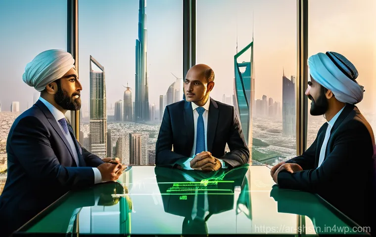 지속가능한 기업 인증 절차와 필요성 - **Prompt: "A sleek, architecturally modern building in a warm desert landscape, blending contemporar...